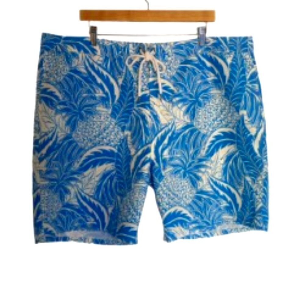 Strong Boalt Blue & White Tropical Board Shorts 42
